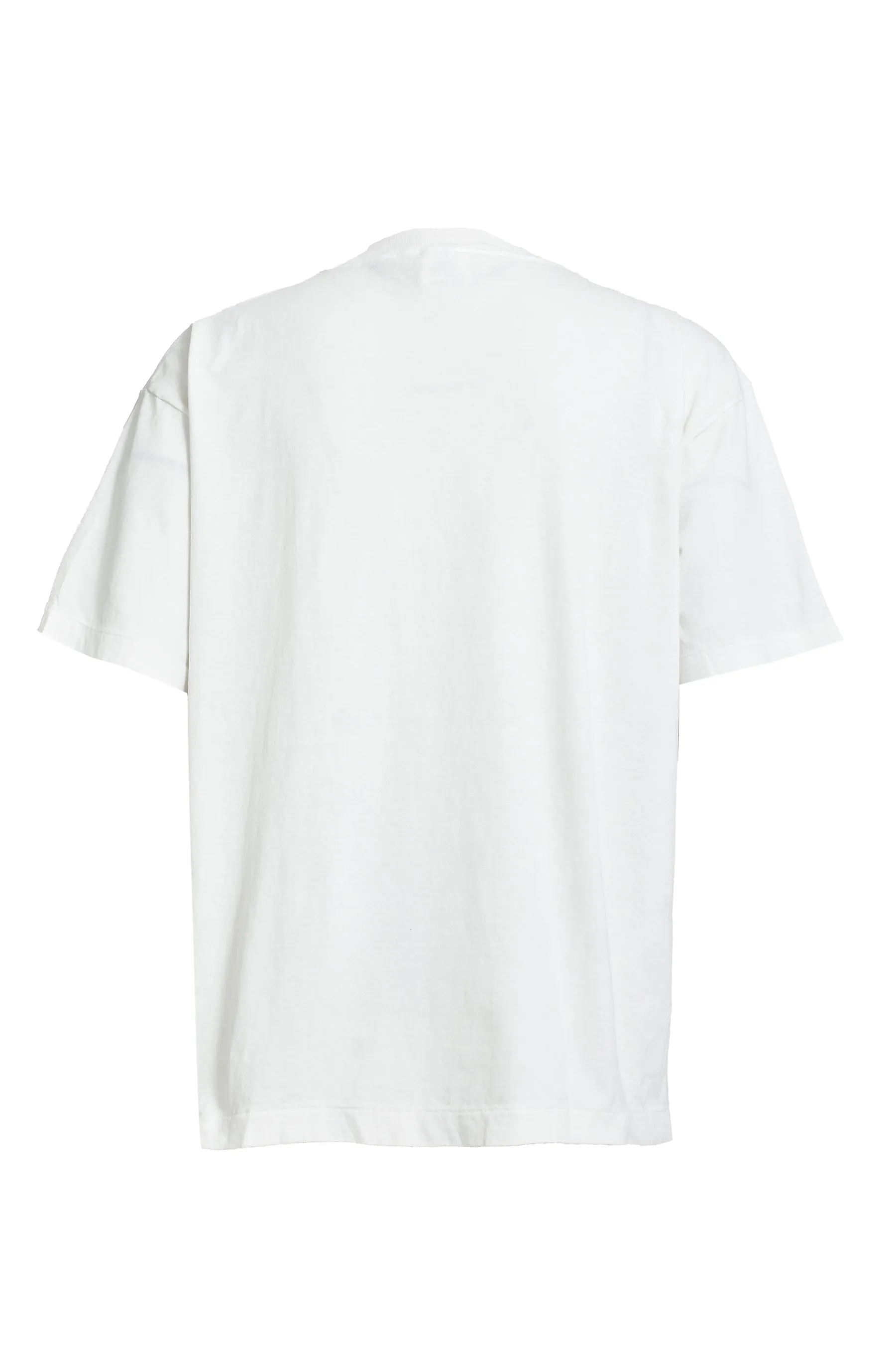 SAINT Mxxxxxx INSANE SS TEE/WHT Little Devil Angel TEE 100% INSANE slogan printed short sleeves off-white S-XL tube-woven fabric without side seams OE yarn original same weight correct version original main mark/wash mark/little angel security code original development no touch printing